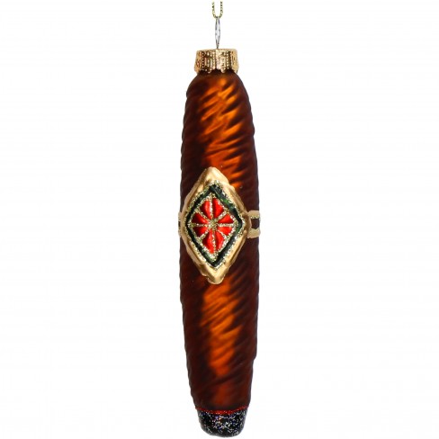 Играчка за елха пура 13см кафява Играчка за елха пура 13см кафява